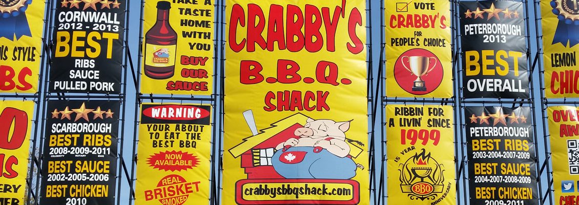 Crabby's BBQ Shack Banner