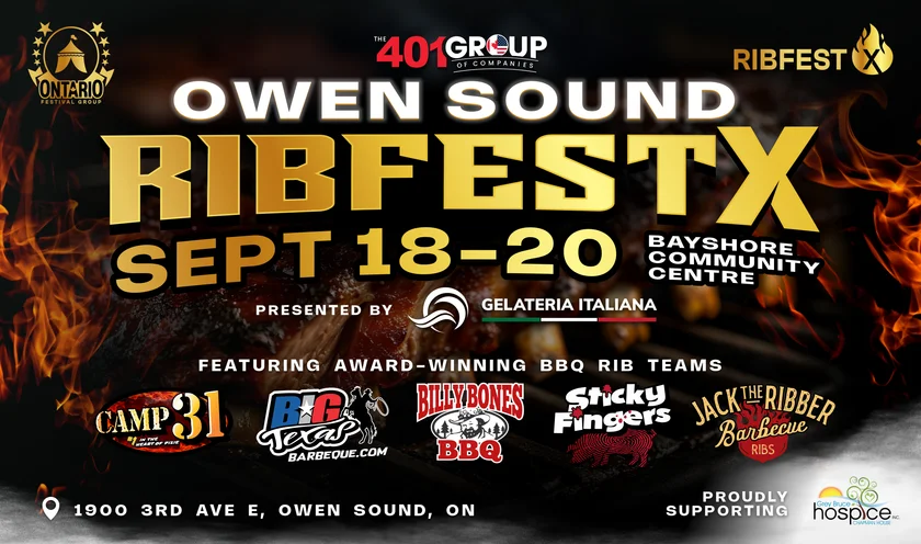 Owen Sound Ribfest X 2026