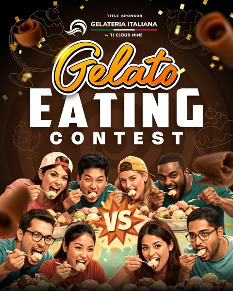 Gelato Eating Contest