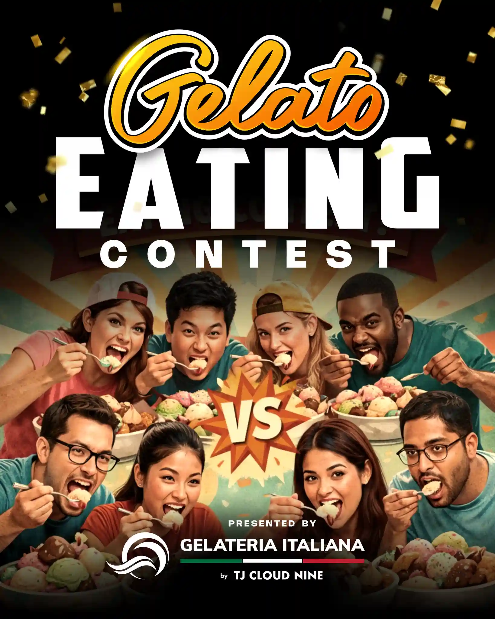 Gelato Eating Contest