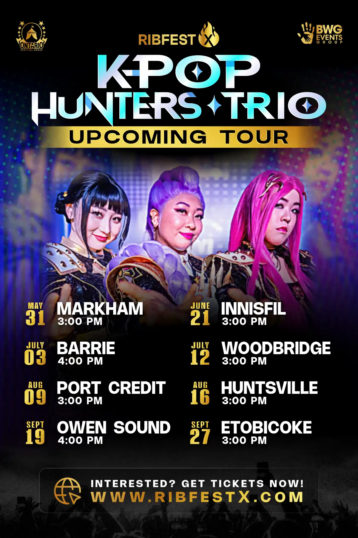 K-Pop Hunters Trio Tour