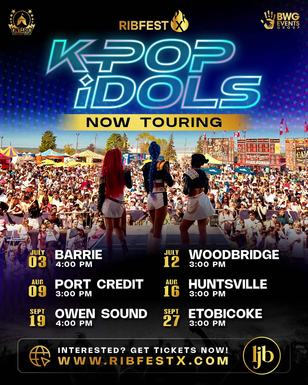 KPOP Idols Performance - Ribfest X Tour